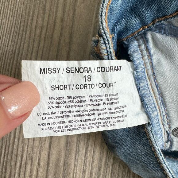 Gloria Vanderbilt Amanda Jeans Women’s 18 Skinny Stretch Boho - Picture 5 of 12